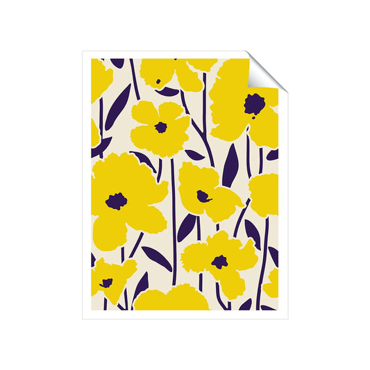 Vintage Tropical Flowers Art Prints