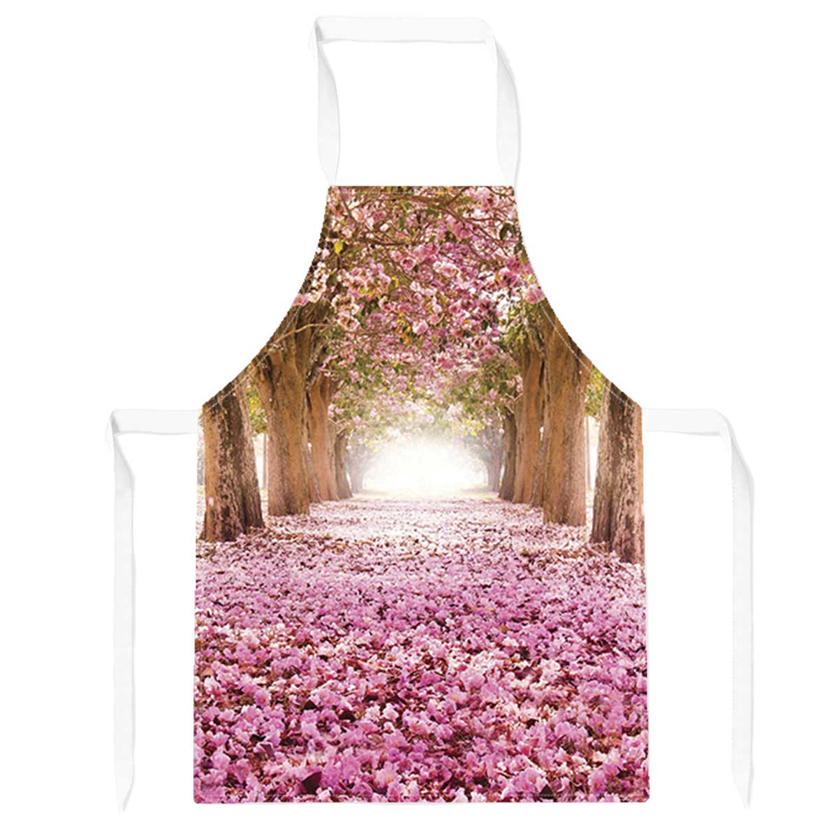 Pink Flower Tree Tunnel Apron