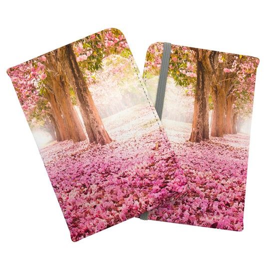 Pink Flower Tree Tunnel Passport Cover