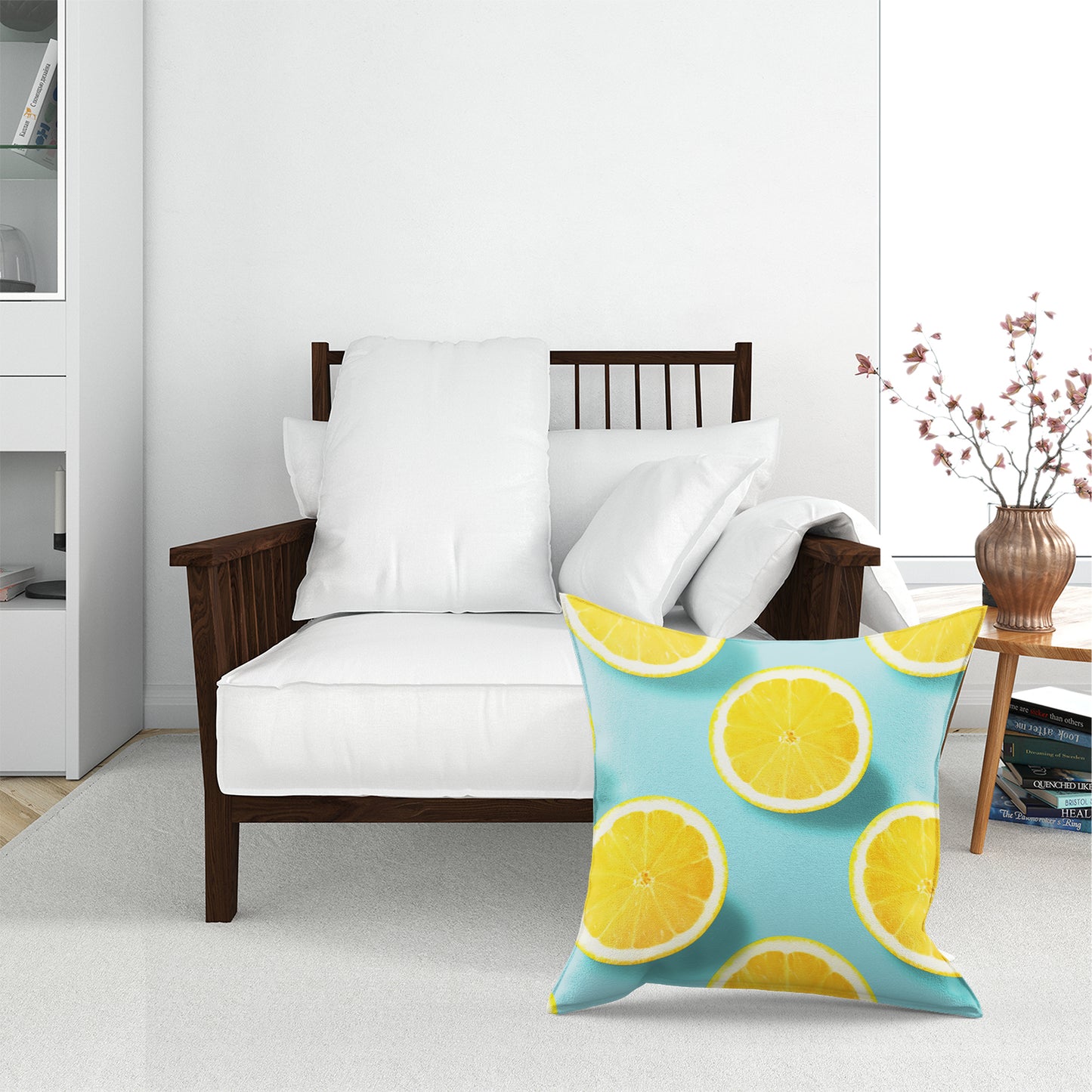 Fresh Lemons Floor Cushion