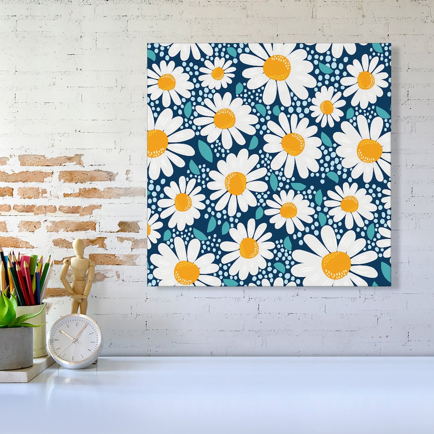 Camomile Flowers Canvas