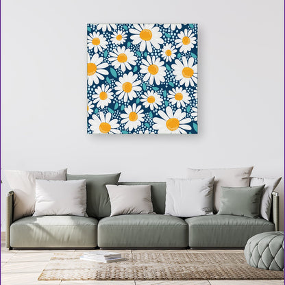 Camomile Flowers Canvas