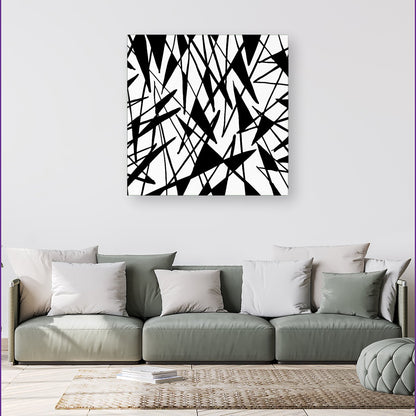 Brush Abstract Pattern Canvas