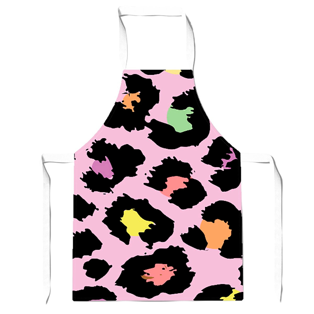 Pink Leopard Print Apron