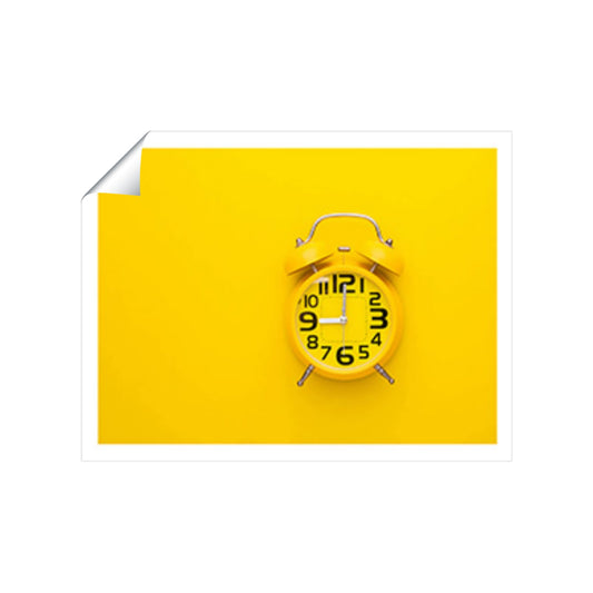 Yellow Alarm Clock Art Prints