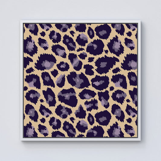 Leopard Print Framed Canvas