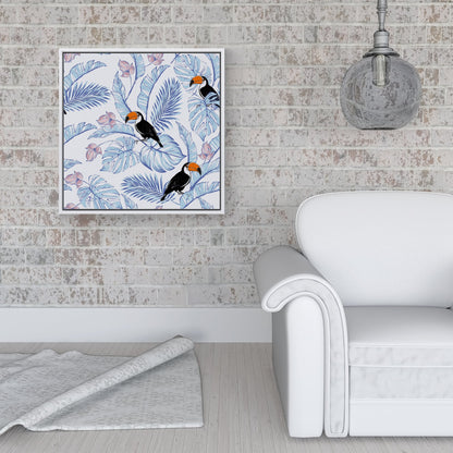 Tropical Toucan Framed Canvas