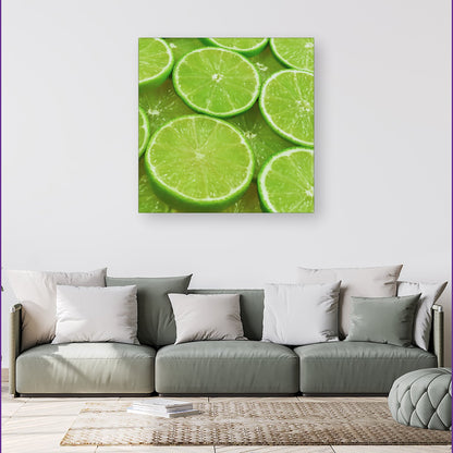 Fresh Limes Canvas