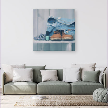 Shoes On The Bench Canvas