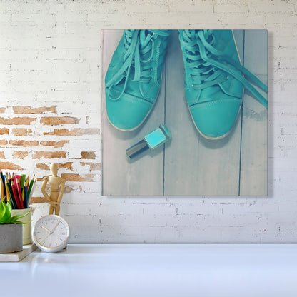 Lipstick Shoes Canvas