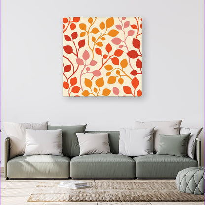 Colorful Autumn Leaves Canvas