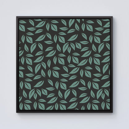 Delicate Leaf Framed Canvas
