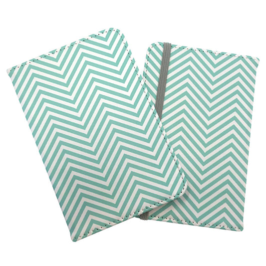 Geometric Chevron Pattern Passport Cover