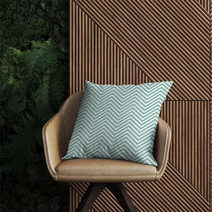 Geometric Chevron Pattern Outdoor Cushion
