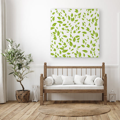 Green Leaves Canvas