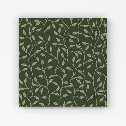 Green Shrub With Leaves Canvas