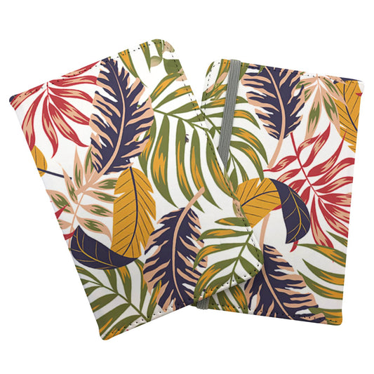 Hawaiian Style Jungle Leaves Passport Cover