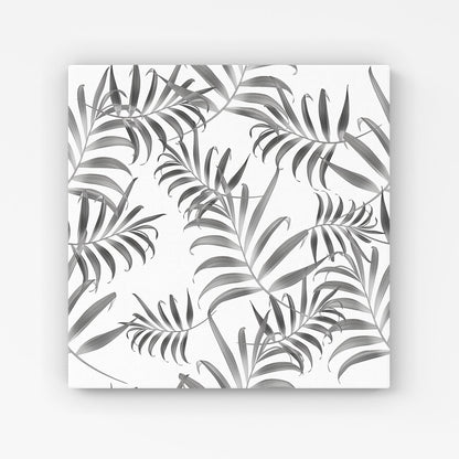 Hawaiian Style Palm Leaves Canvas