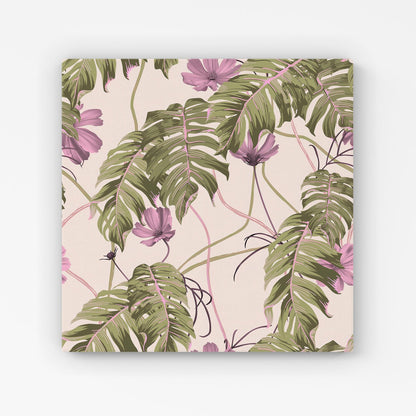 Pink Cosmos Flowers Canvas