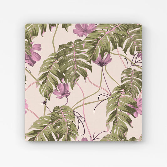 Pink Cosmos Flowers Canvas