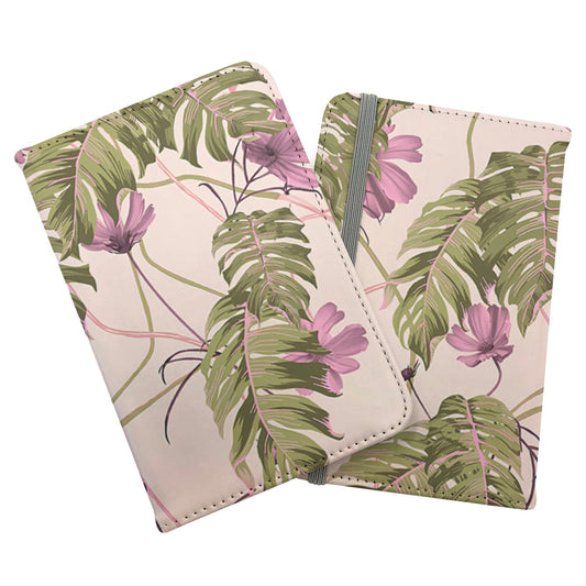 Pink Cosmos Flowers Passport Cover