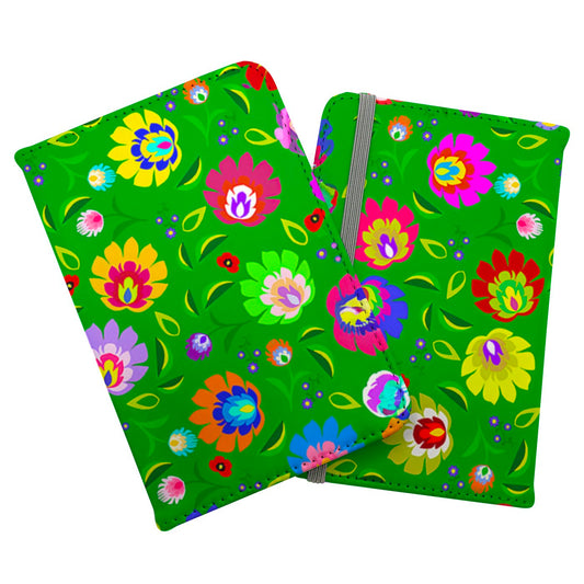 Polish Folk Floral Passport Cover