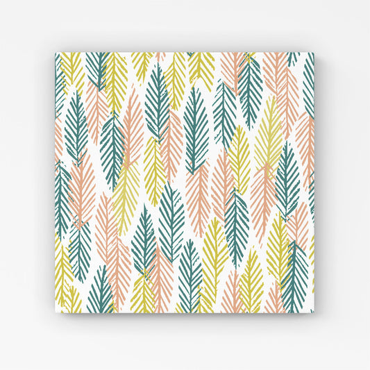 Scandinavian Style Foliage Canvas