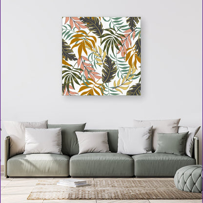 Tropical Leaves Canvas