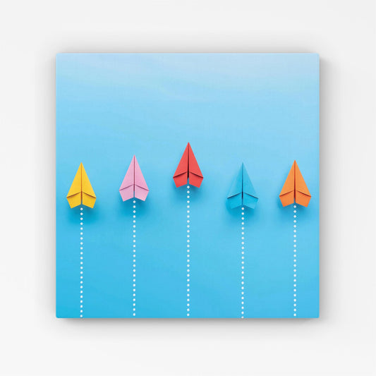 Paper Aeroplanes Canvas