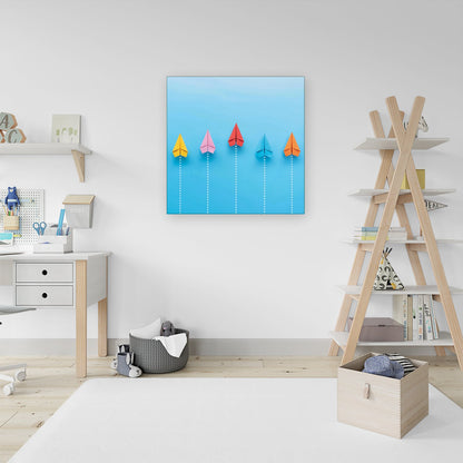 Paper Aeroplanes Canvas