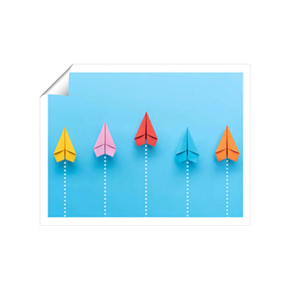 Paper Aeroplanes Art Prints