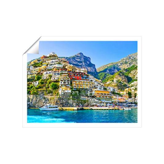Summer In Postiano, Amalfi Coast, Italy Art Prints