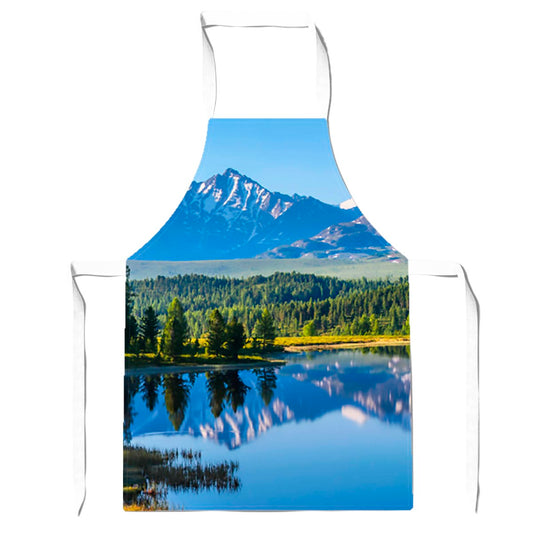 Summer Mountain Lake Apron