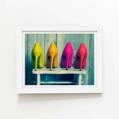 Retro Shoe Collection Art Prints