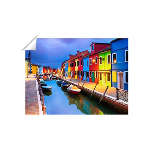 Burano Island Evening Art Prints