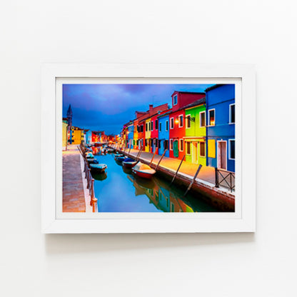 Burano Island Evening Art Prints