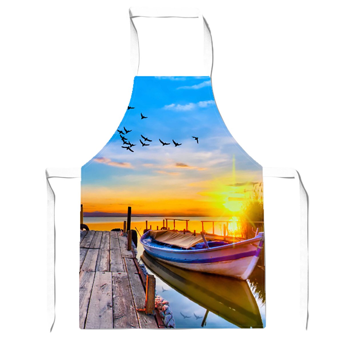 Sunset Of Colours At The Lake Apron