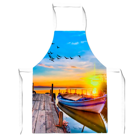 Sunset Of Colours At The Lake Apron