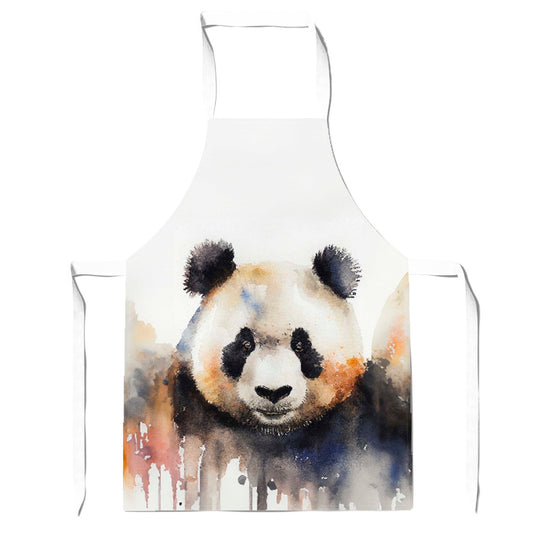 Panda Watercolour Apron