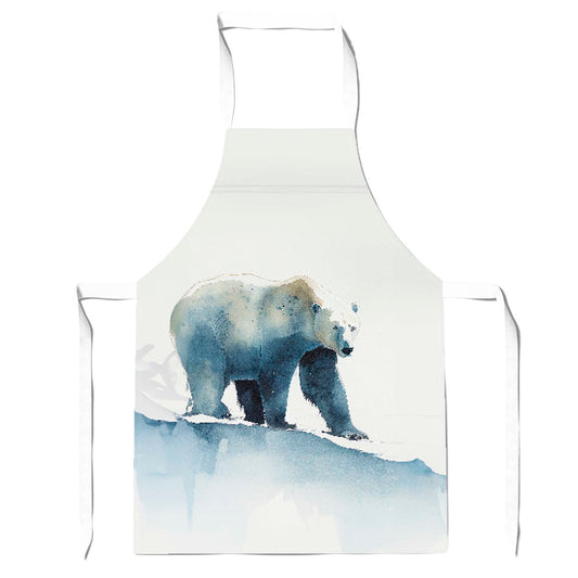Polar Bear Watercolour Apron