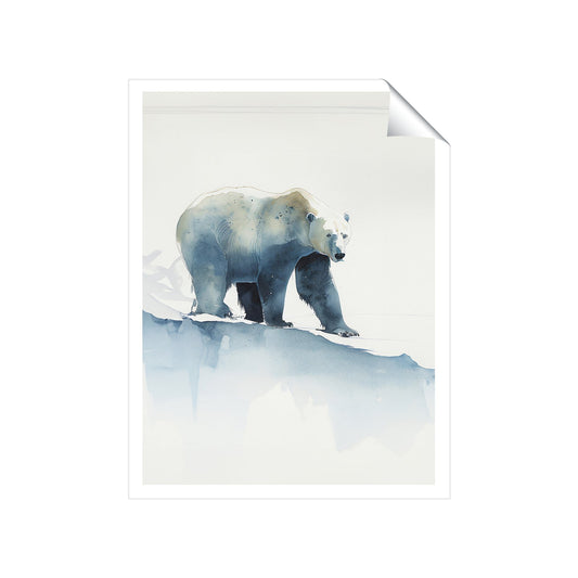 Polar Bear Watercolour Art Prints