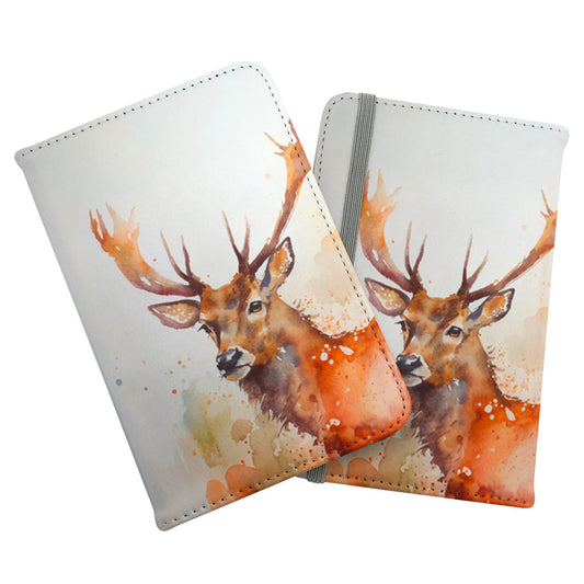 Majestic Stag Watercolour Passport Cover