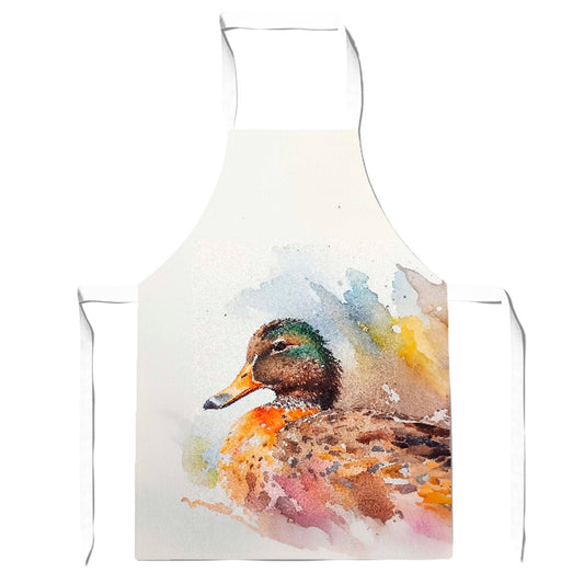 Mallard Watercolour Apron