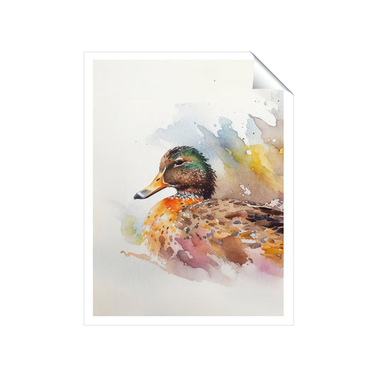 Mallard Watercolour Art Prints