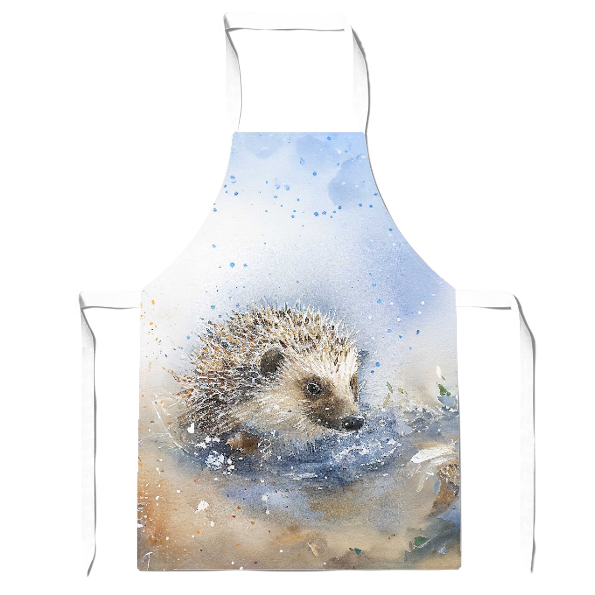 Hedgehog Watercolour Apron