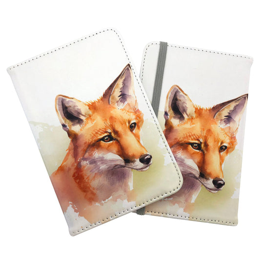 Fox Watercolour Passport Cover
