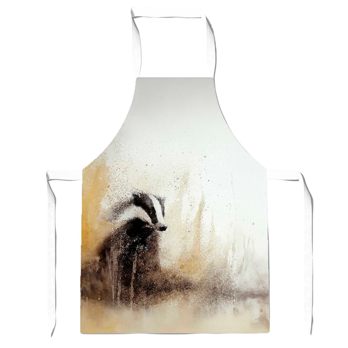 Badger Watercolour Apron