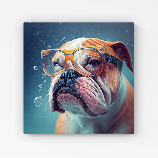 Bulldog Splashart Canvas