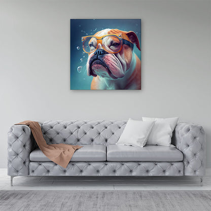 Bulldog Splashart Canvas