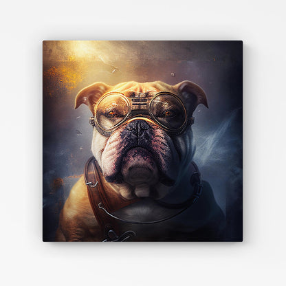 Bulldog Splashart Golden Canvas